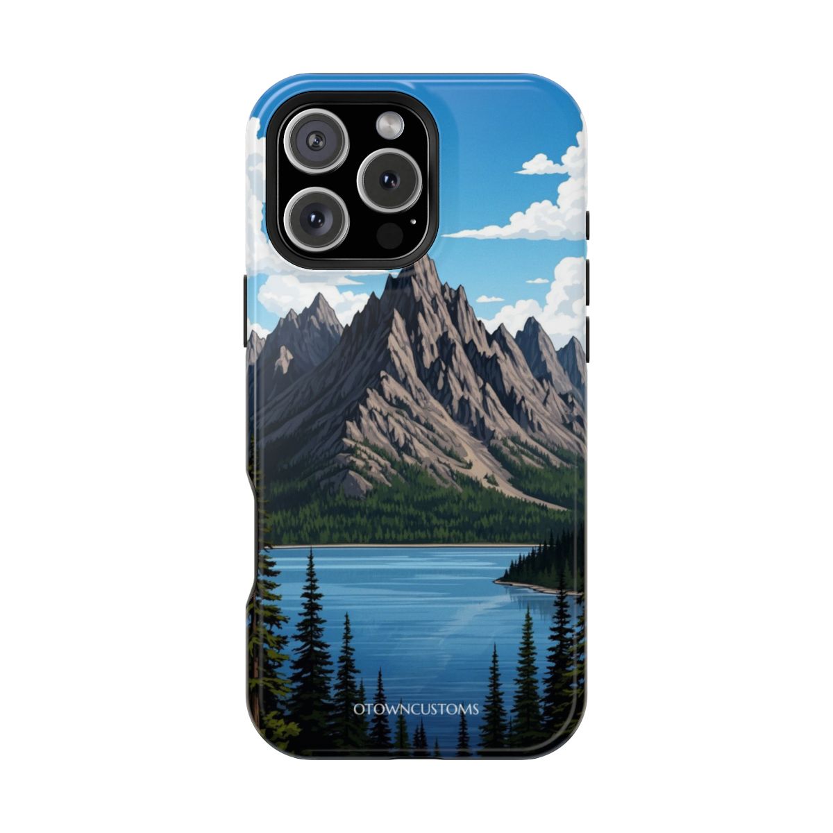 Stylized Adirondack Coastline