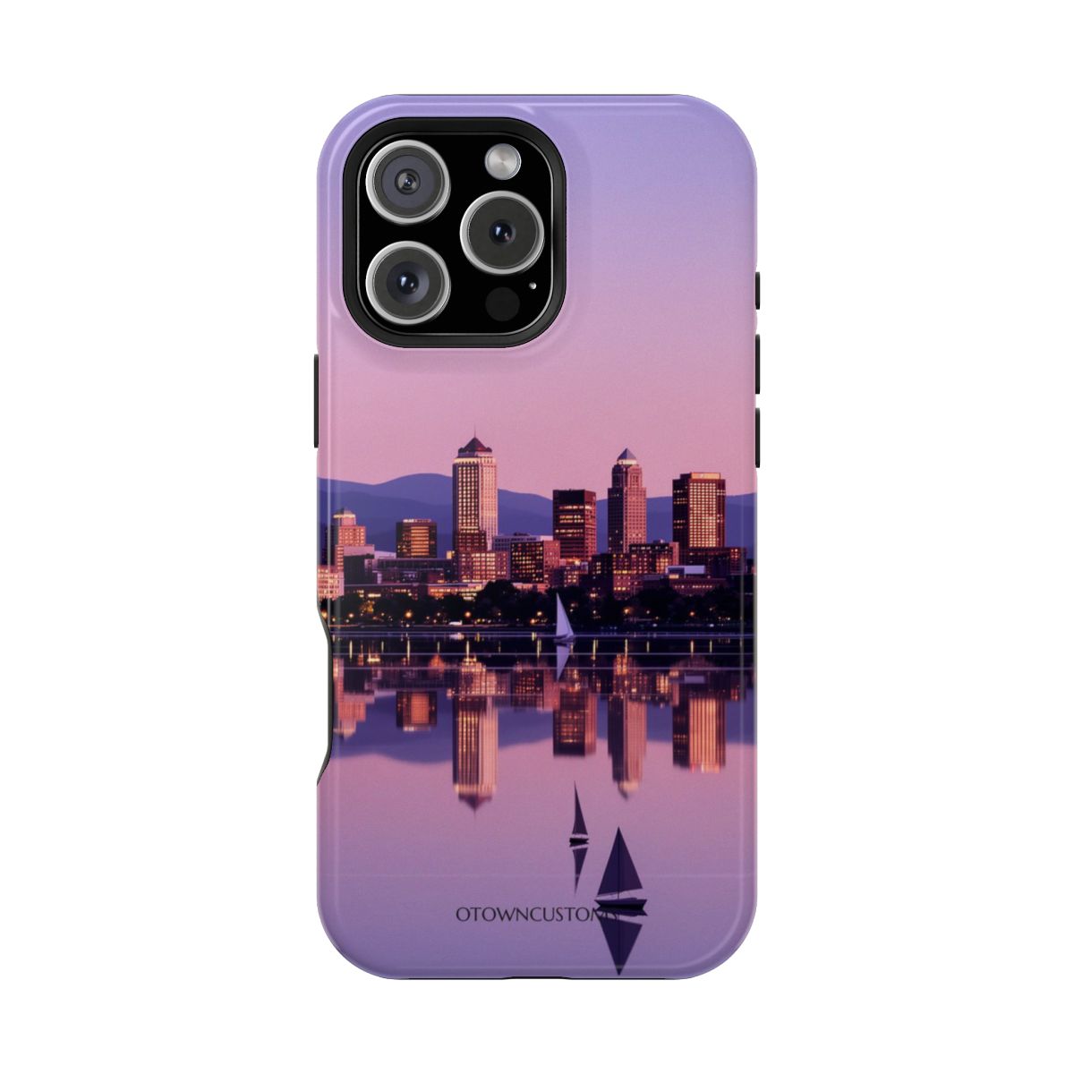 Burlington Lakeside Twilight Cityscape