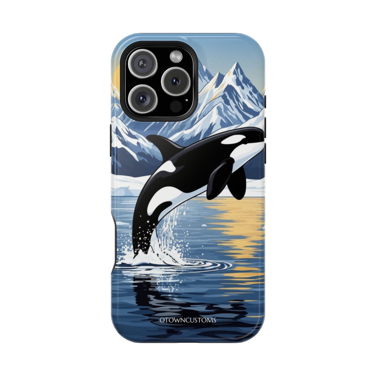 Orca Breaching Washington Ocean Coastal