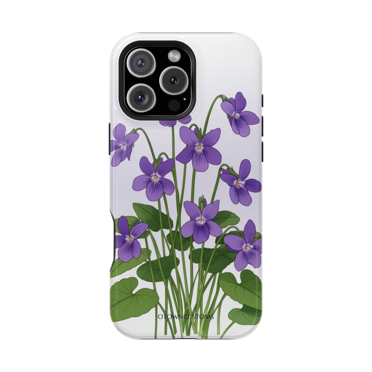 Violet Bloom Floral Botanical