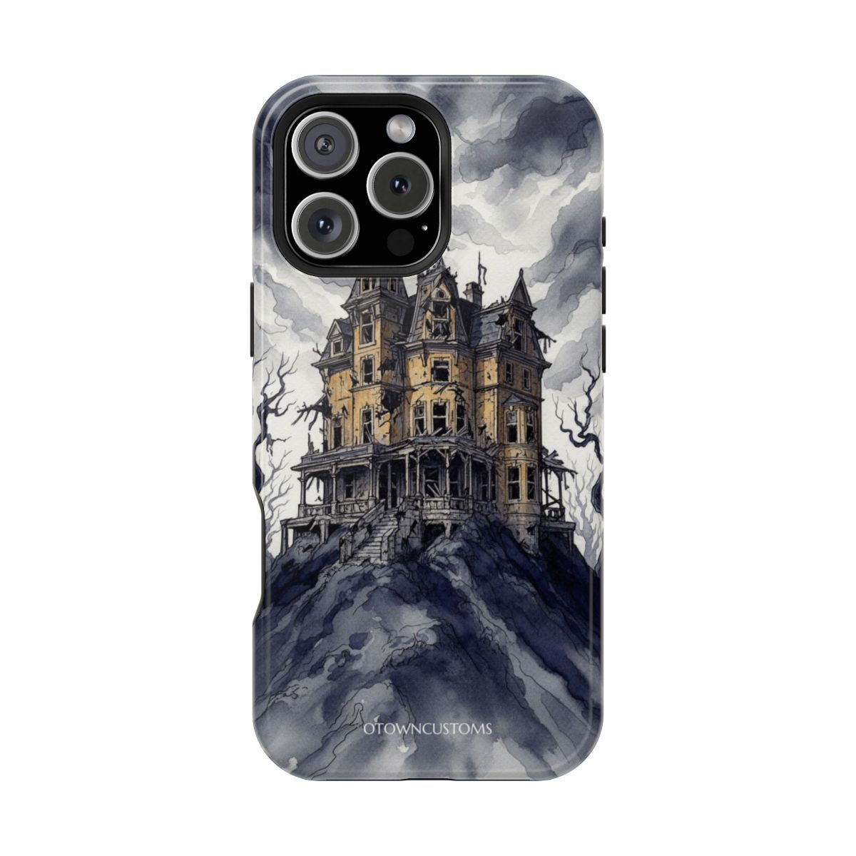 Haunted House Watercolor