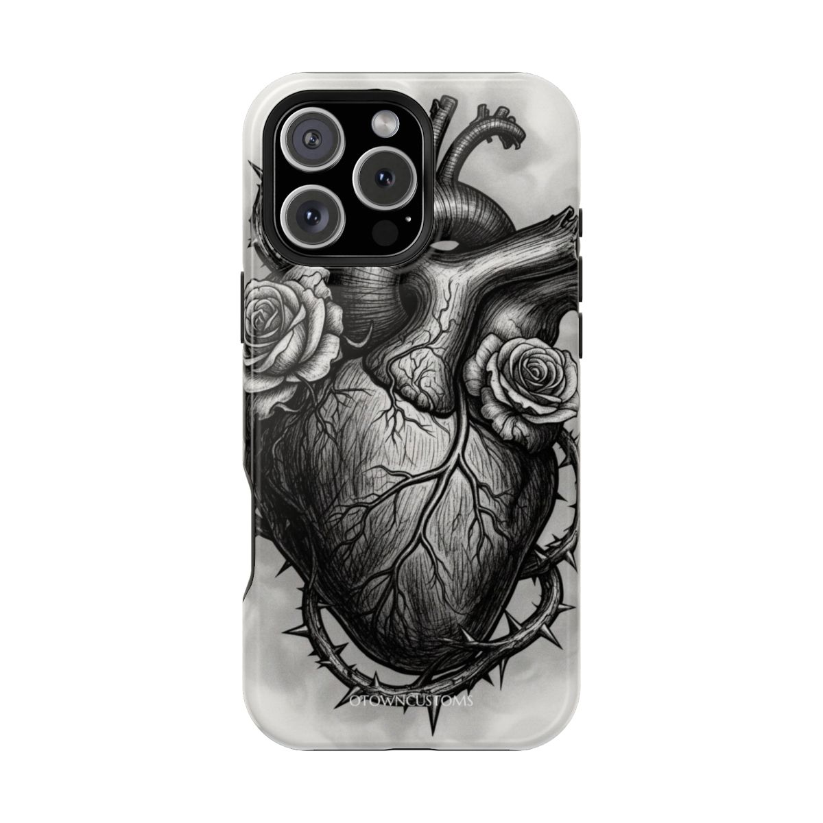 Anatomical Heart Thorns Gothic