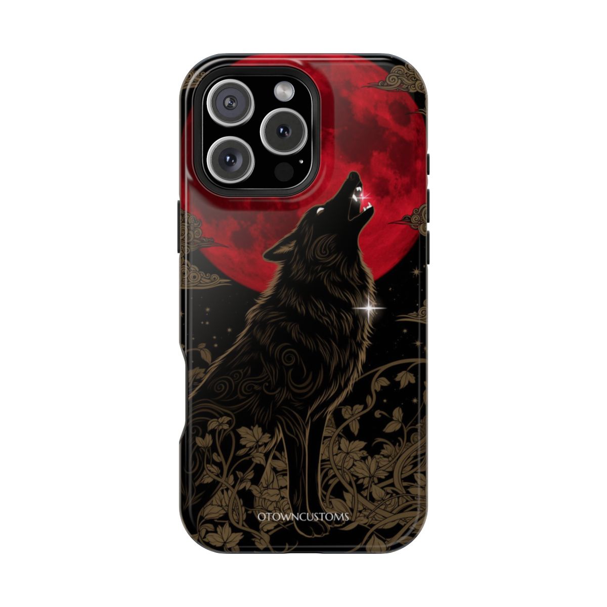 Mystical Wolf Crimson Luna