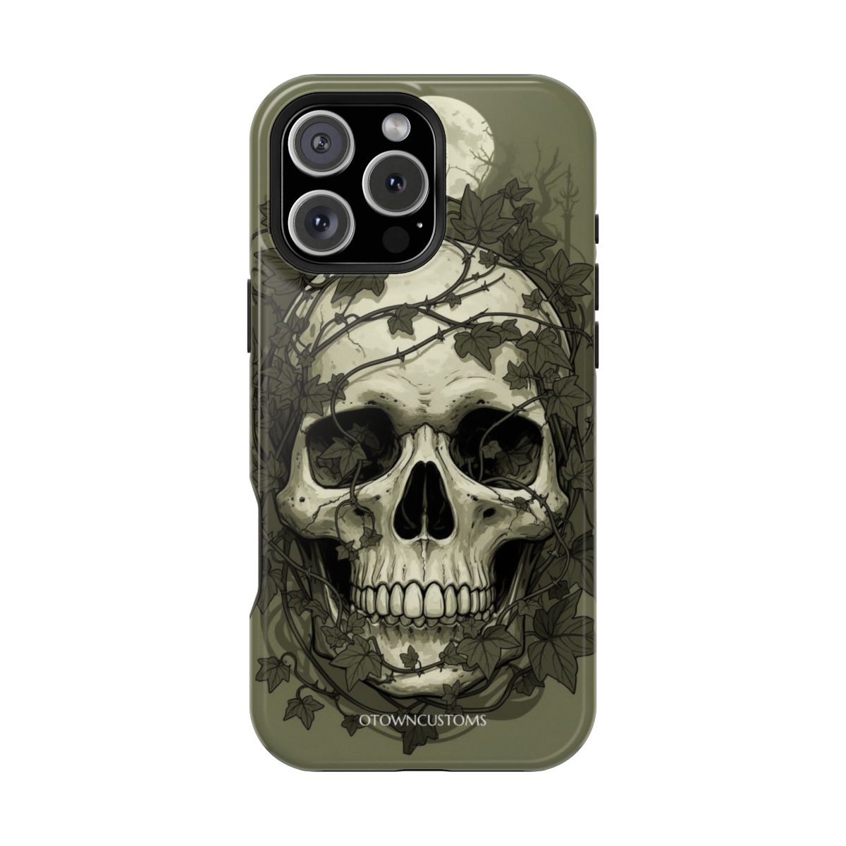 Spooky Gothic Creeper Skull