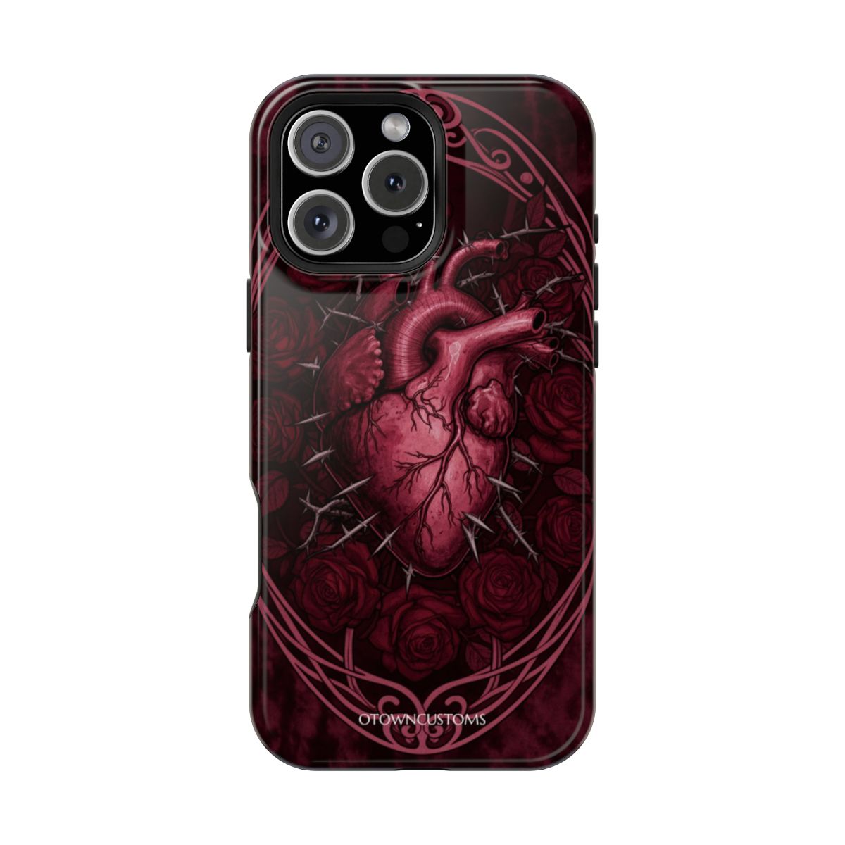 Bleeding Heart Floral Anatomical Gothic Dark