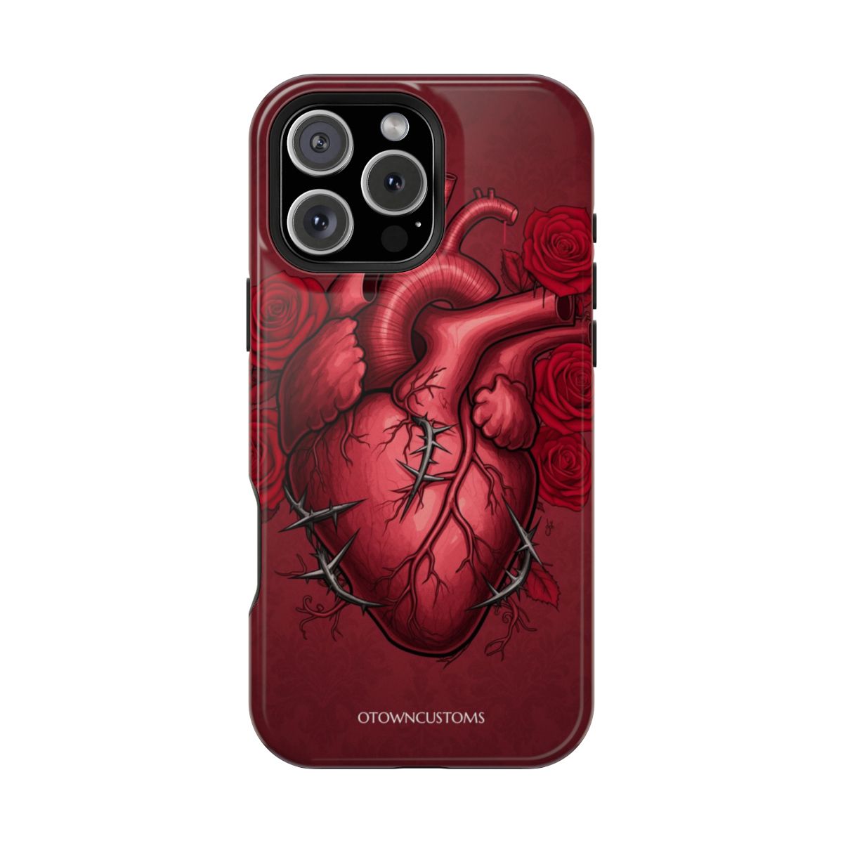 Anatomical Heart Thorns Gothic