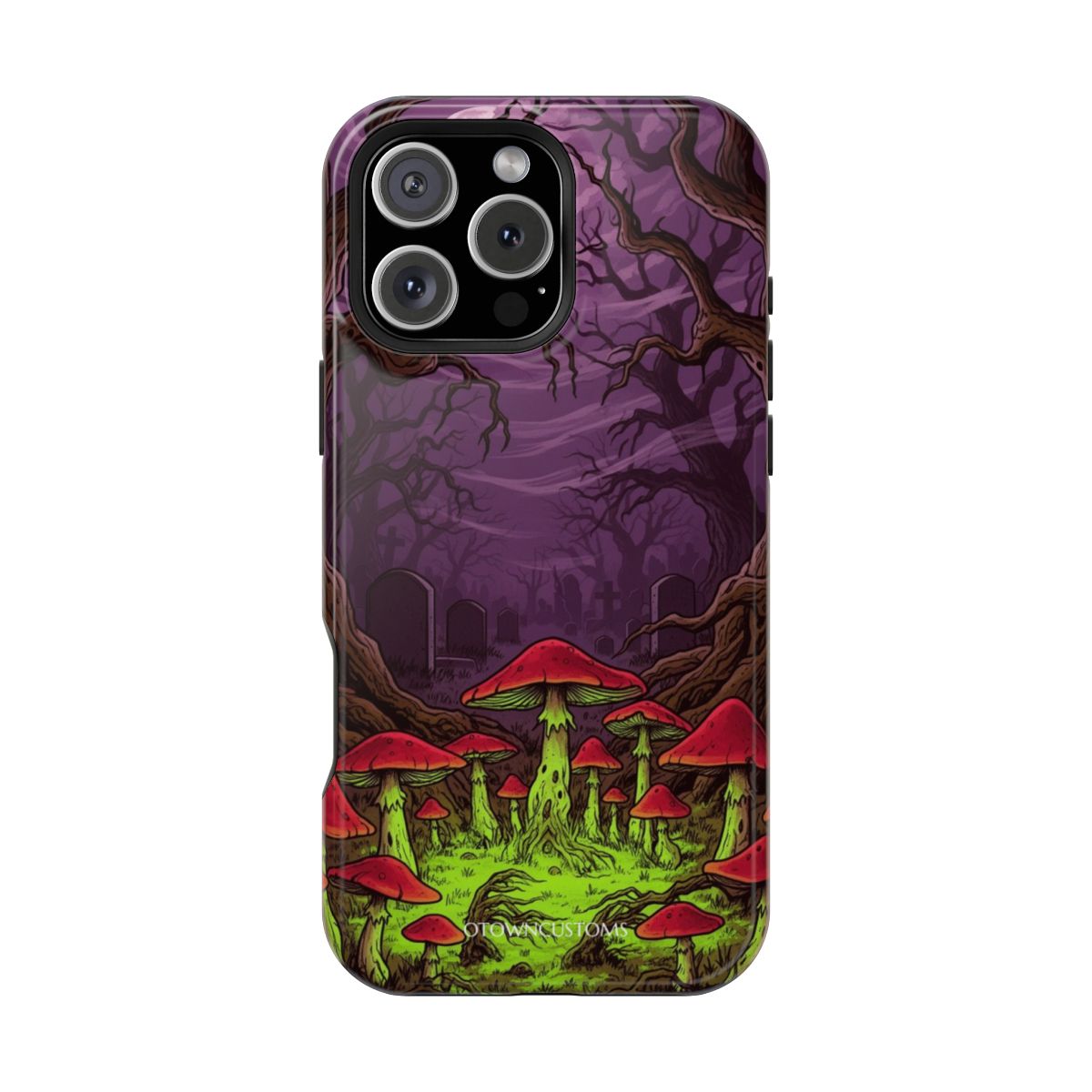 Dark Fantasy Toadstool Midnight Gathering