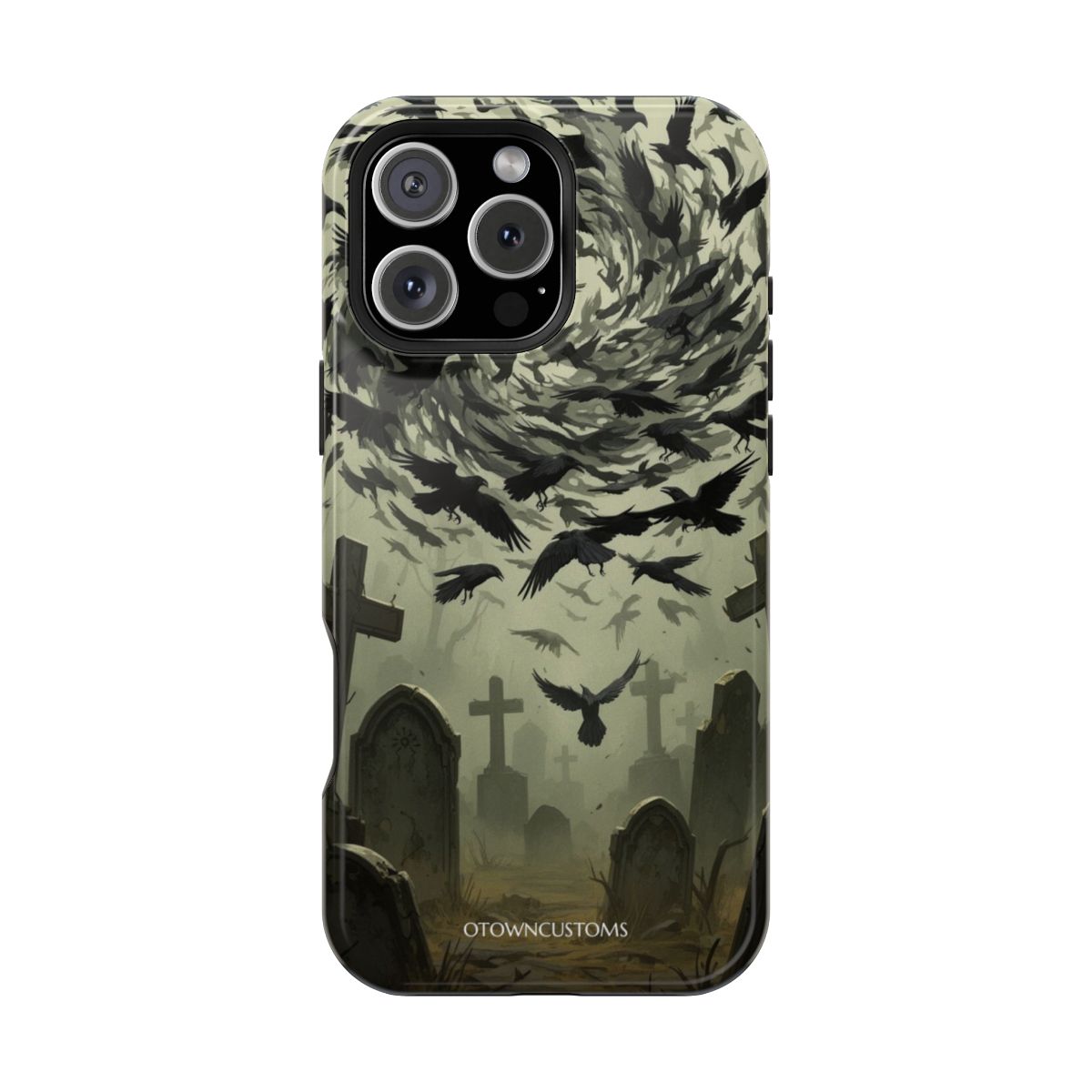 Graveyard Crows Over Silent Graves