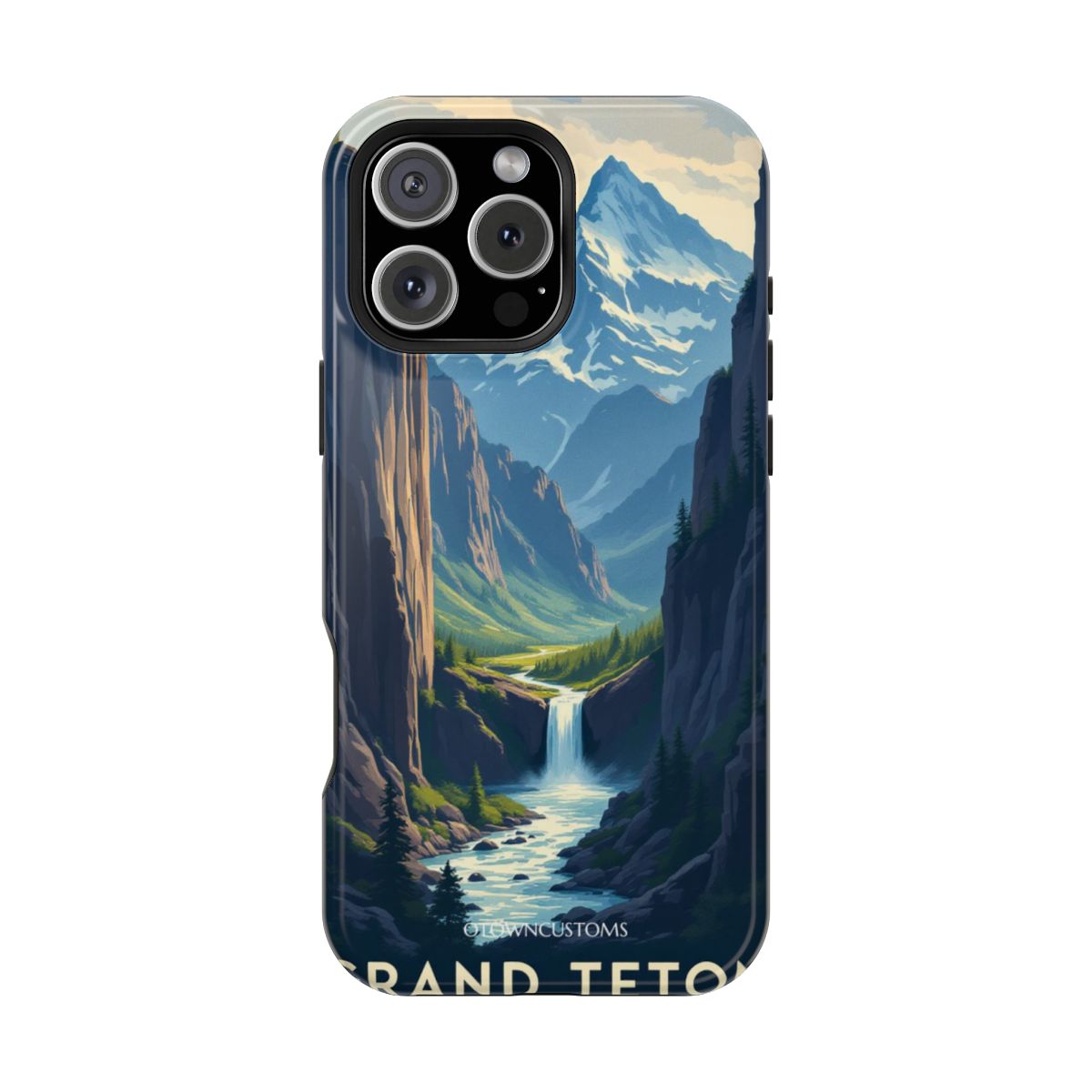 Painterly Mountain Vista Cascade Canyon